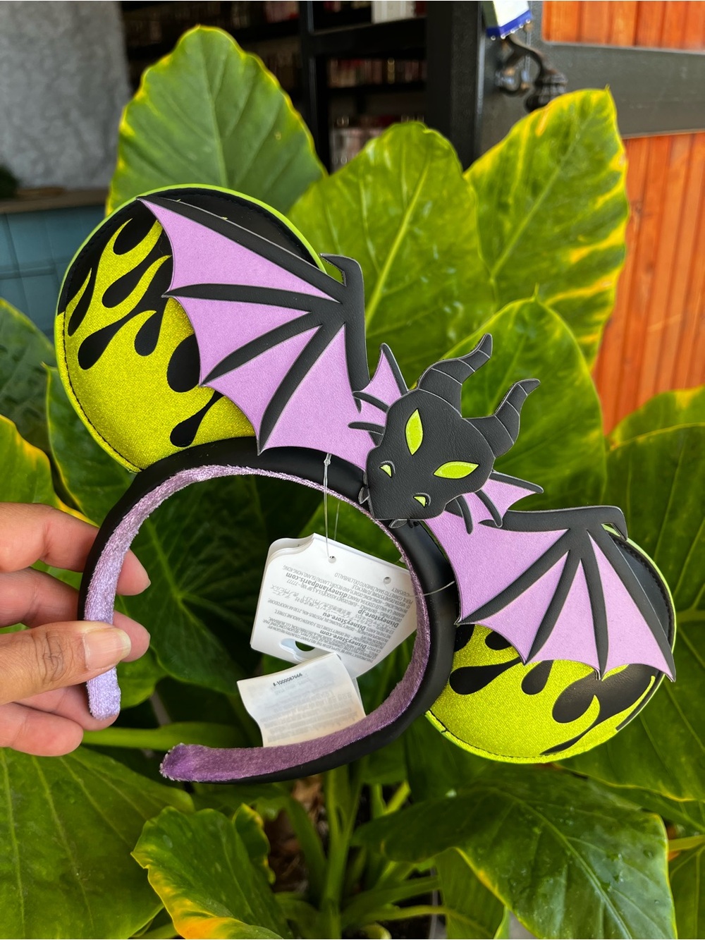 Disney Parks Maleficent as Dragon Sleeping Beauty Halloween Minnie Ears Headband